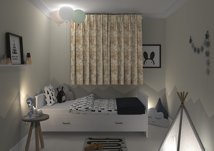 Maps, Multi - Made to Measure Curtains - Image 7